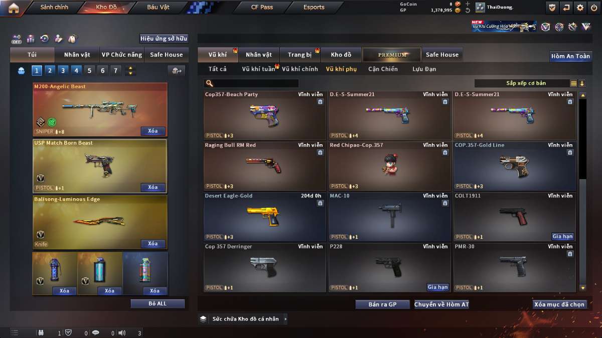 shop acc cf uy tin gia re